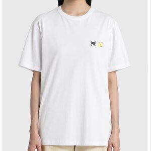 NWT Maison Kitsuné Double Fox Head Patch T-Shirt👕 (#255)